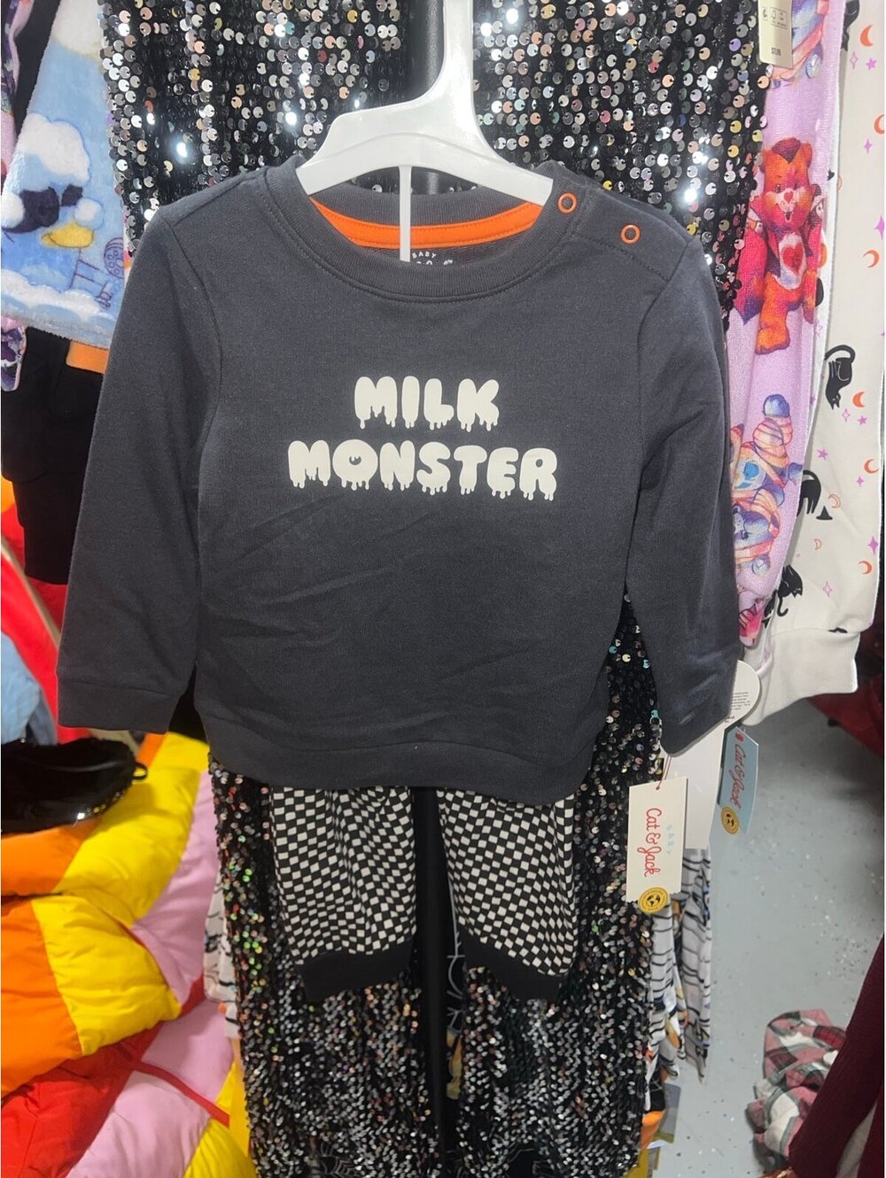 Kids Milk Monster Halloween outfit size 18 months